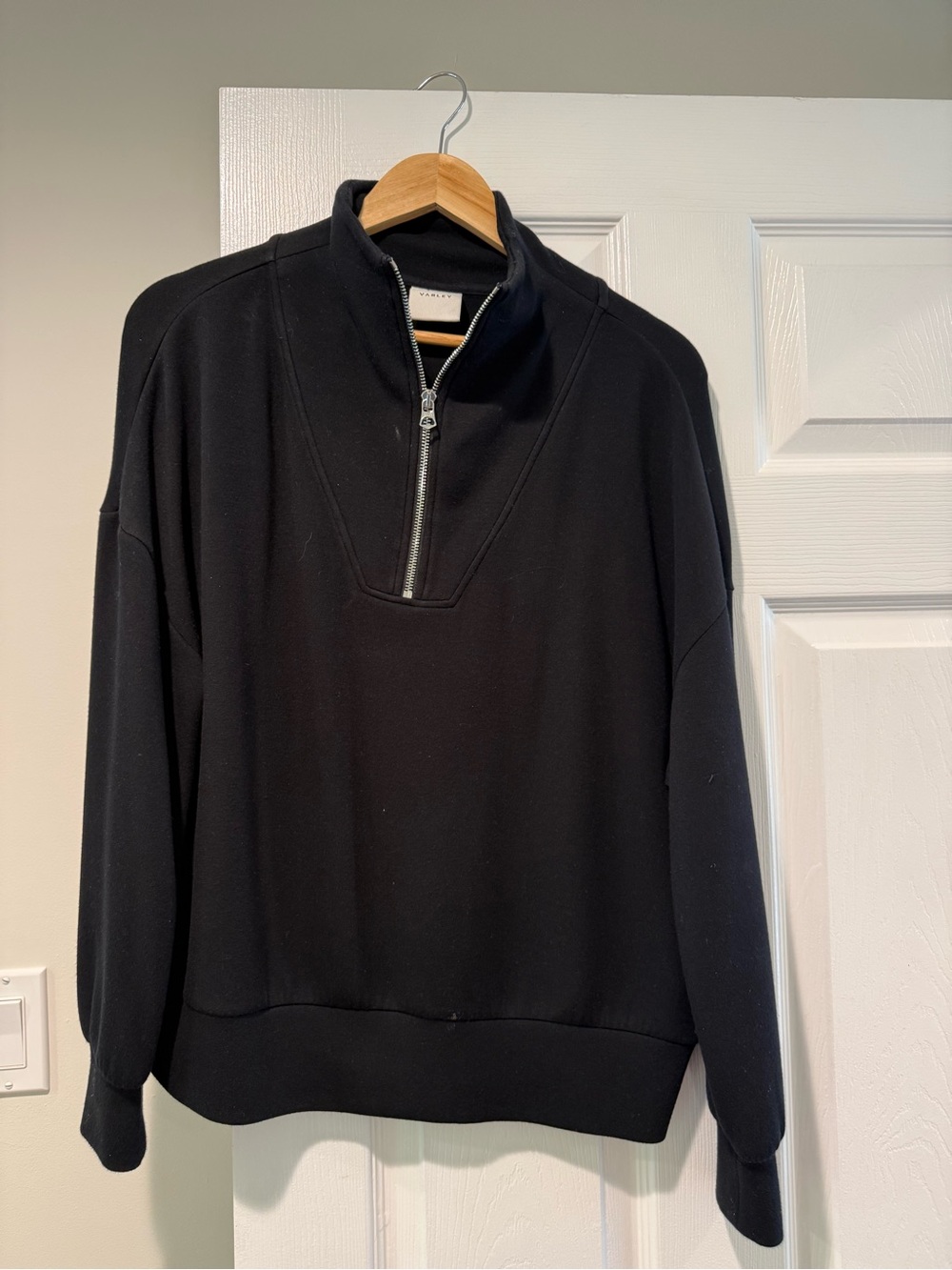 Varley Black Women's Quarter-Zip Pullover